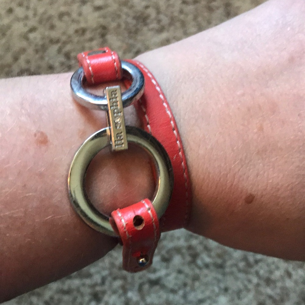 Lia Sophia—-Orange wrap bracelet